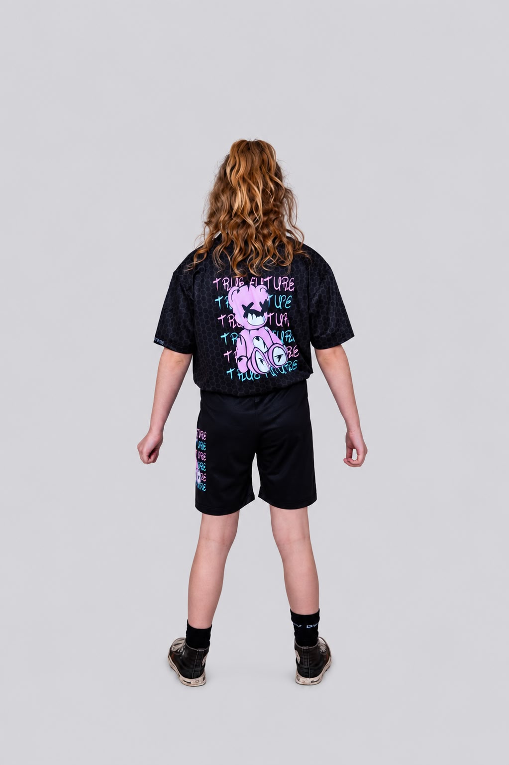 Pink Bear Twinset (black)