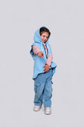 Sky Blue Sleeveless Hoody (skate bear)