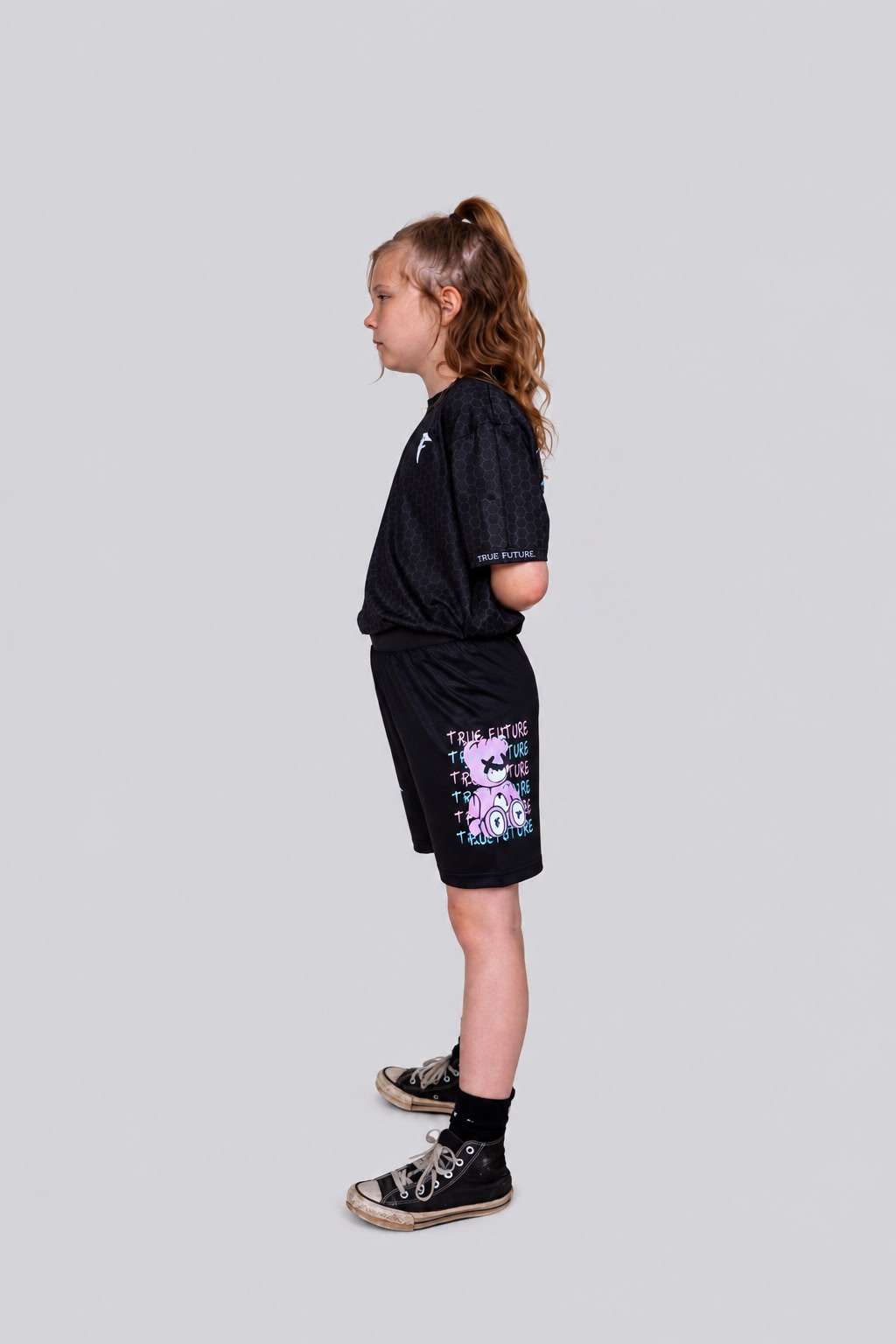 Pink Bear Twinset (black)