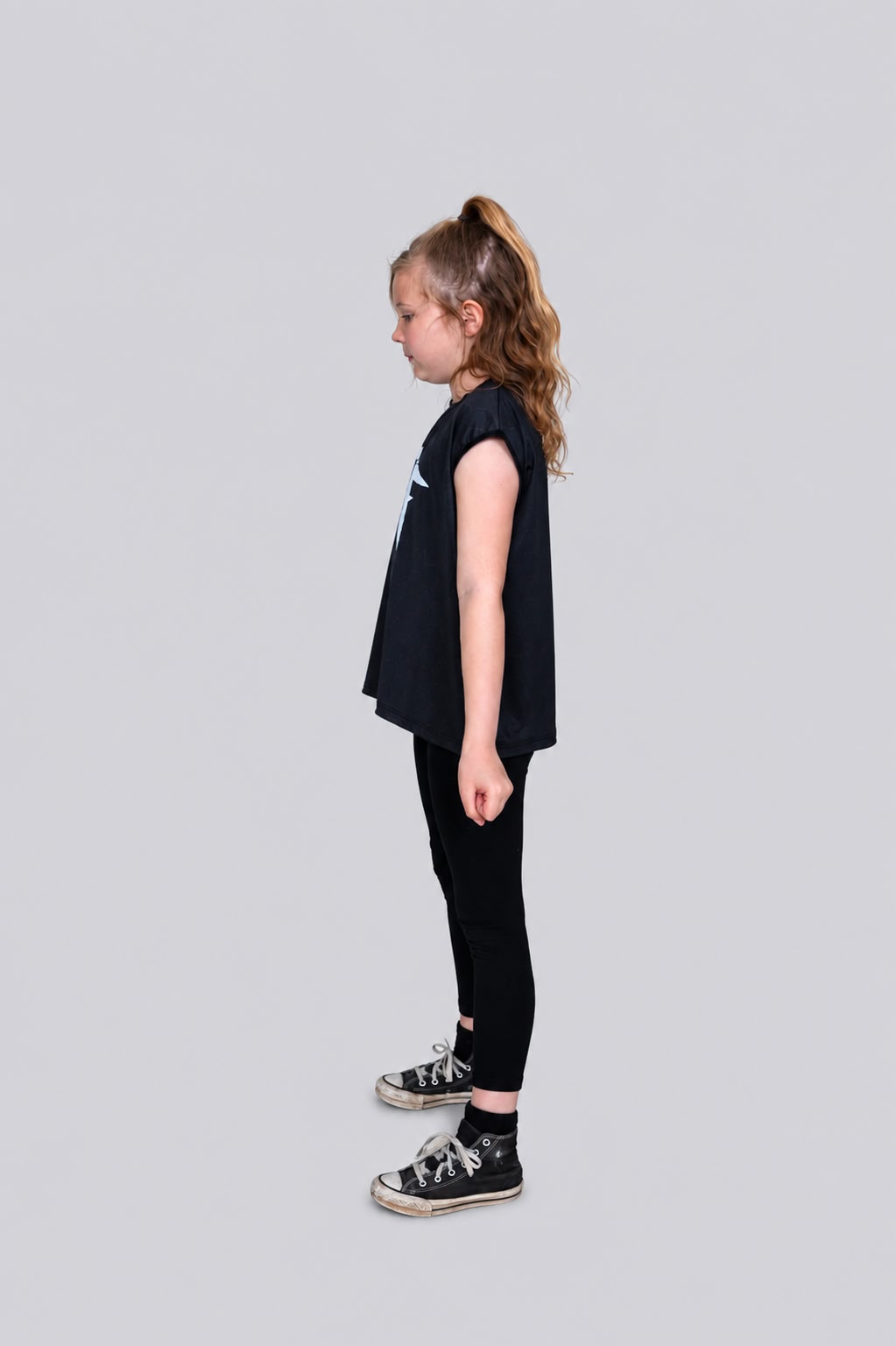 Black Sublimated TF Sleeveless T-Shirt