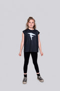Black Sublimated TF Sleeveless T-Shirt