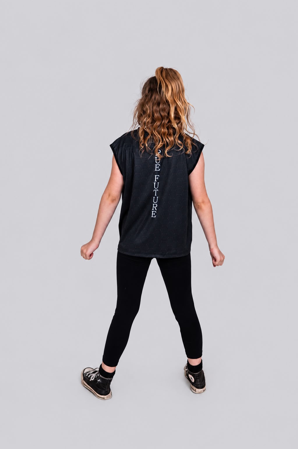 Black Sublimated TF Sleeveless T-Shirt