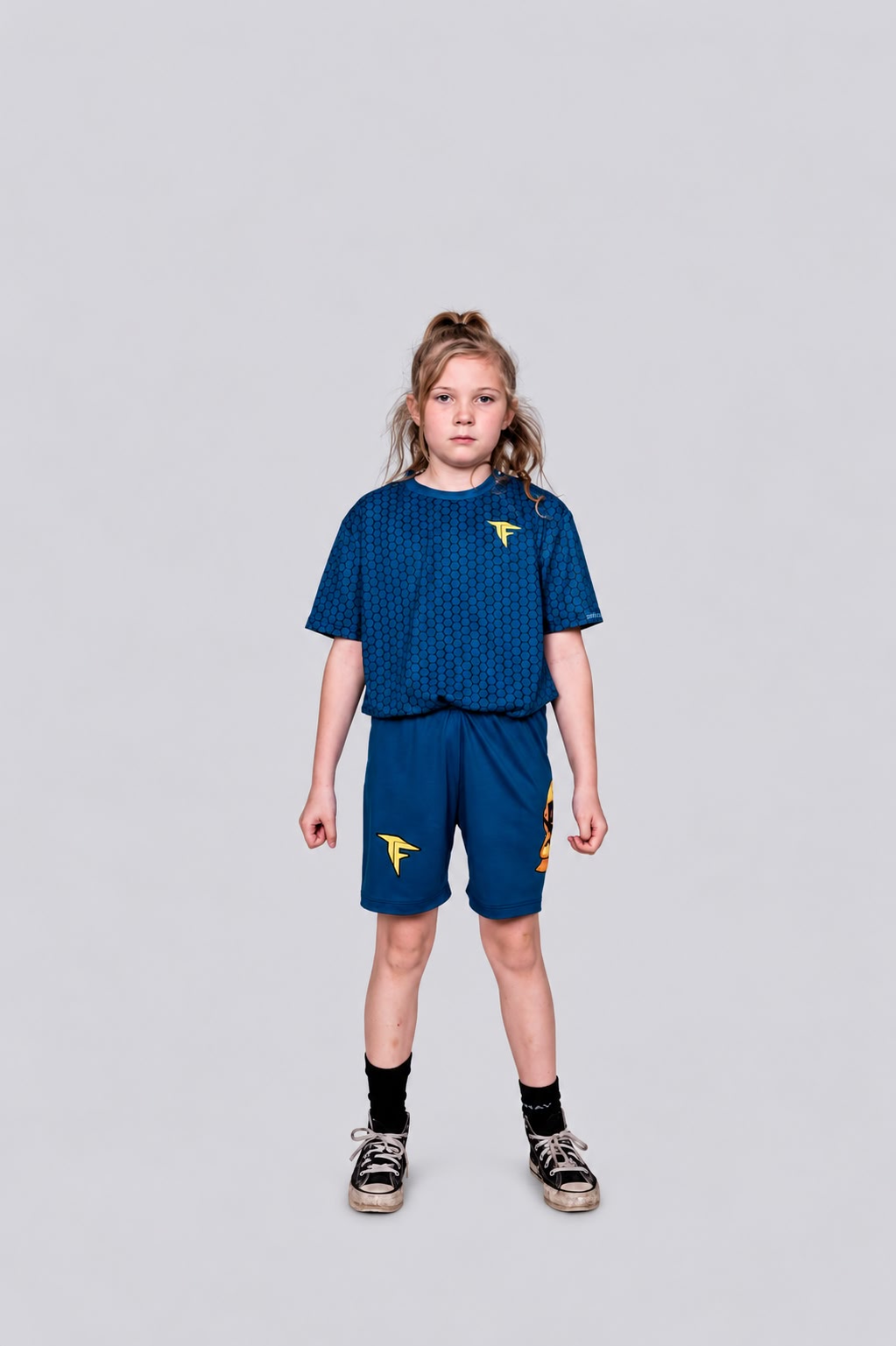 Yellow Alien Twinset (navy)