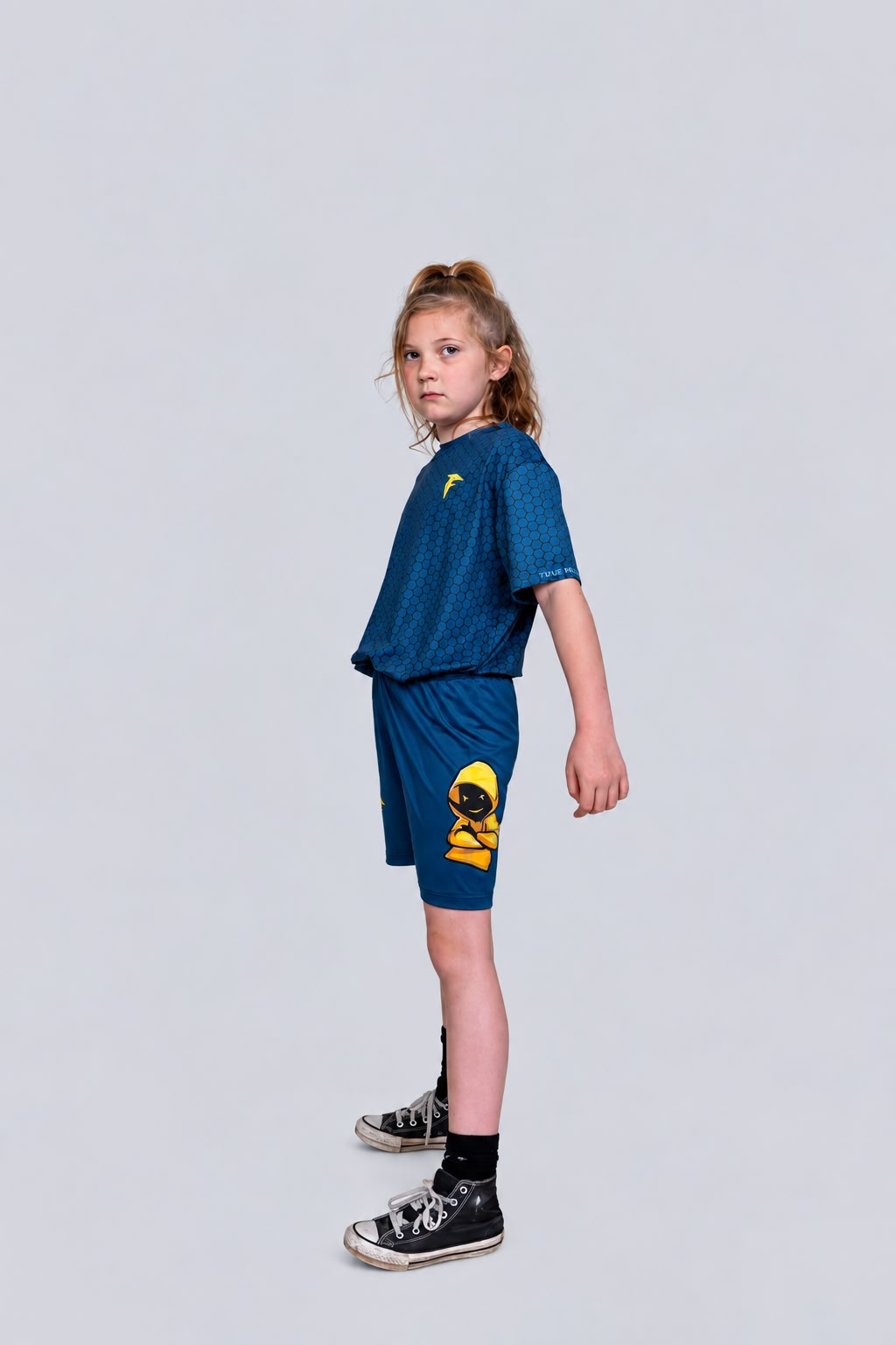 Yellow Alien Twinset (navy)