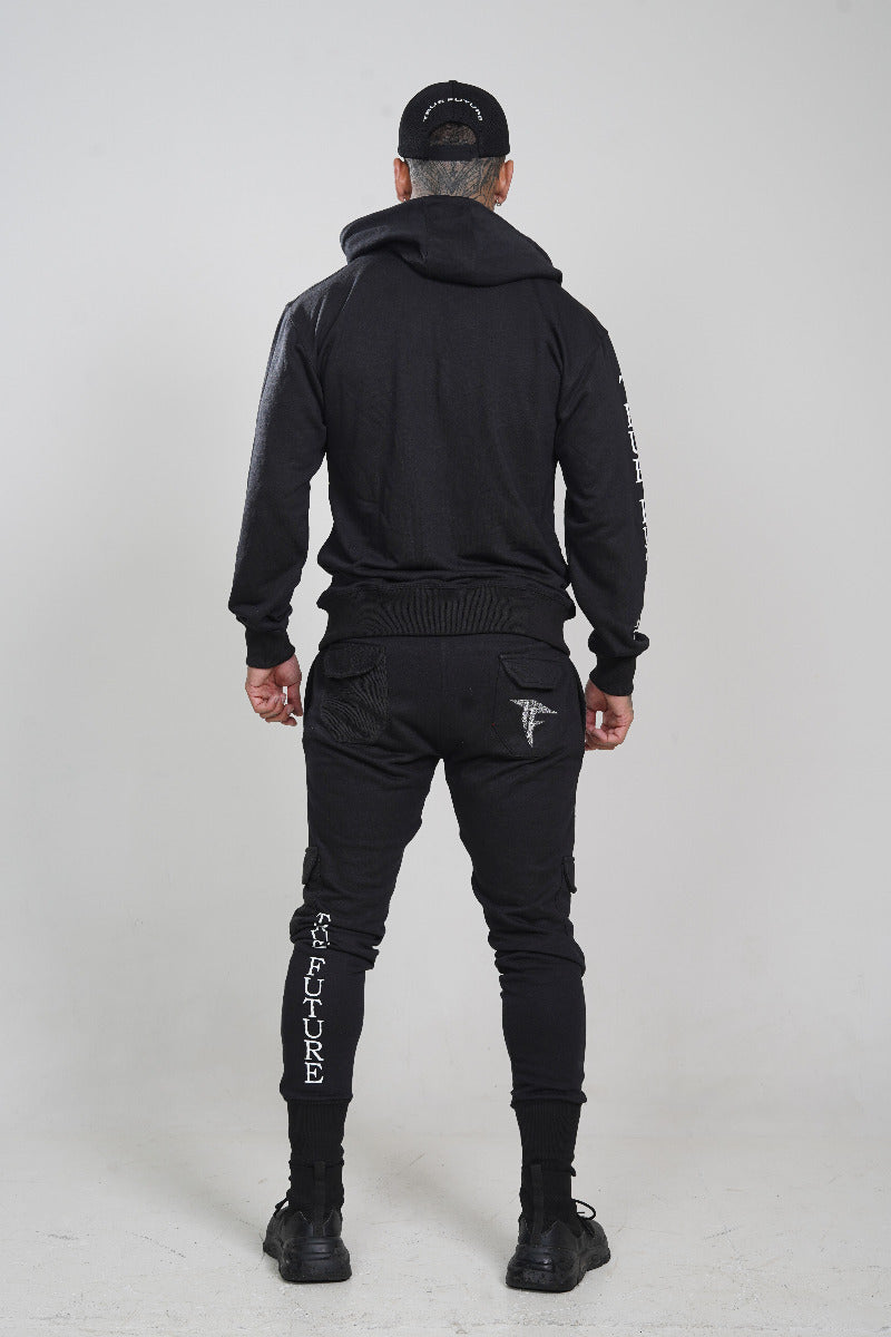 Black Ying Yang Bottoms (260GSM)
