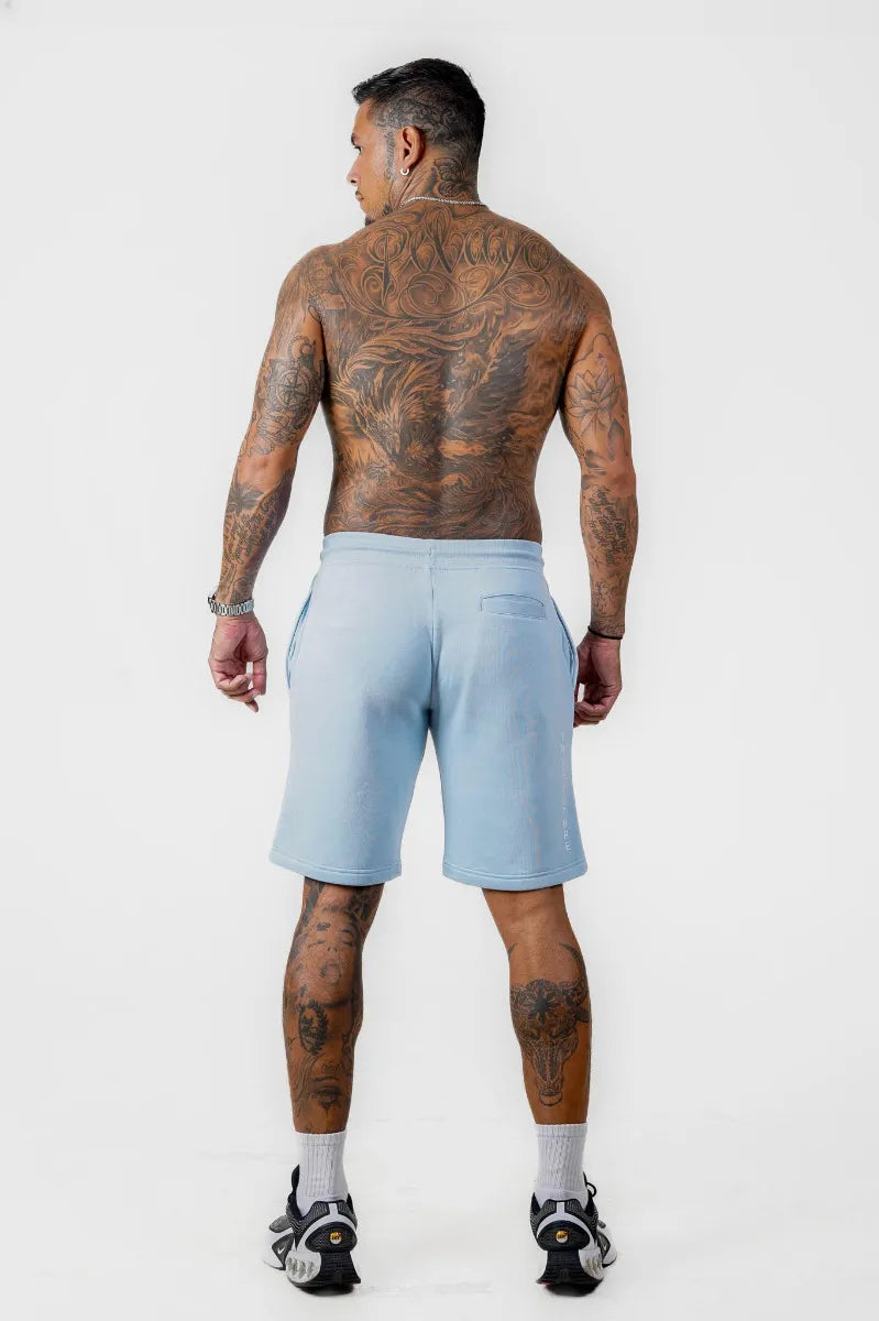 TF FLEECE SHORTS - BABY BLUE - view 2