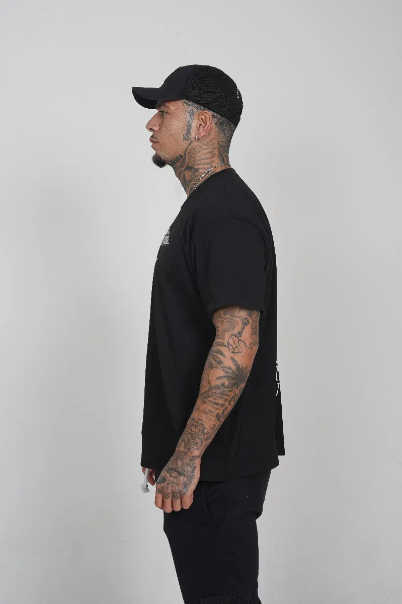 TF CLASSIC OVERSIZED TEE - BLACK