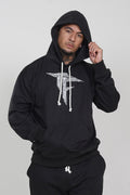 Black Kangaroo Hoodie (260GSM)