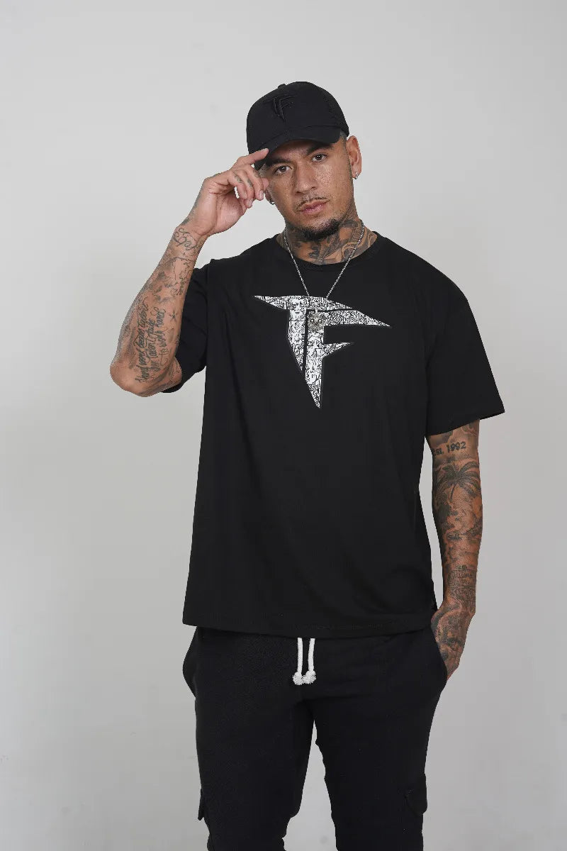 TF CLASSIC OVERSIZED TEE - BLACK - view 2
