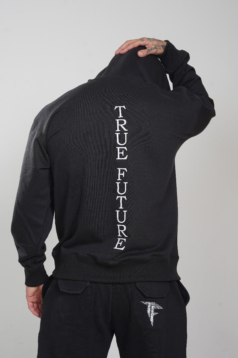 Black Kangaroo Hoodie (260GSM)
