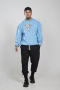 Baby Blue Oversized Sweatshirt (320GSM)