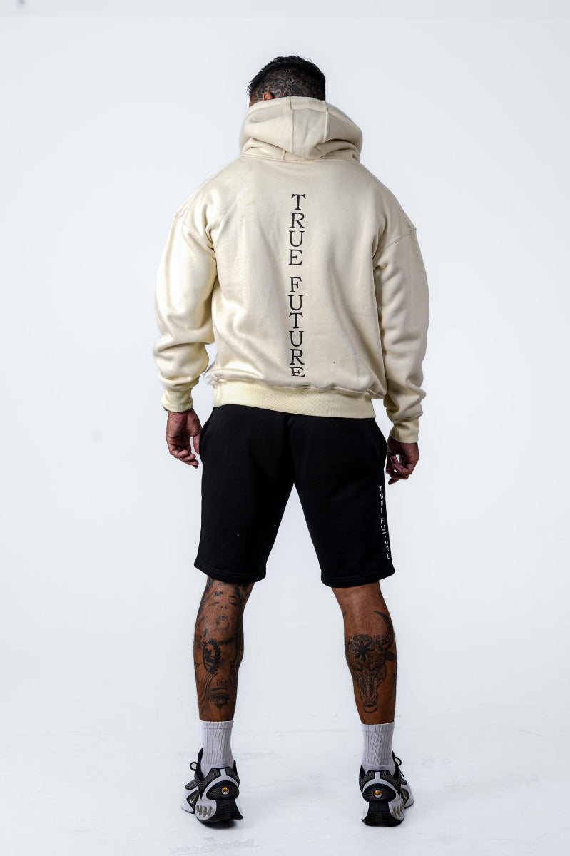 Men Oversized Hoodie Cream (320GSM)