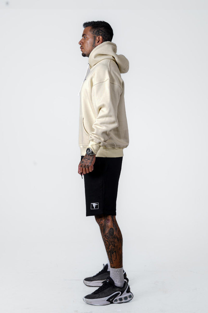 Men Oversized Hoodie Cream (320GSM)