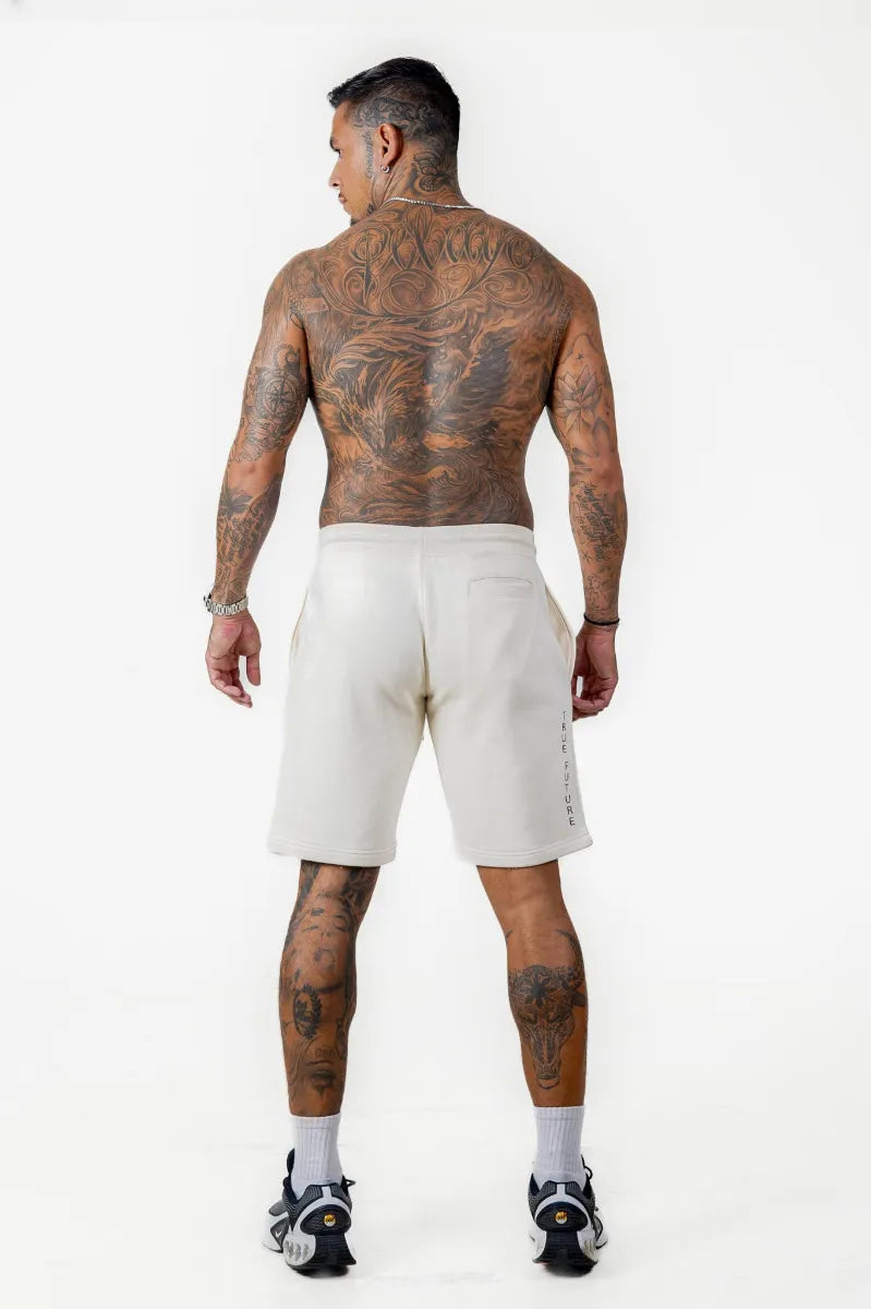 TF FLEECE SHORTS - CREAM - view 2
