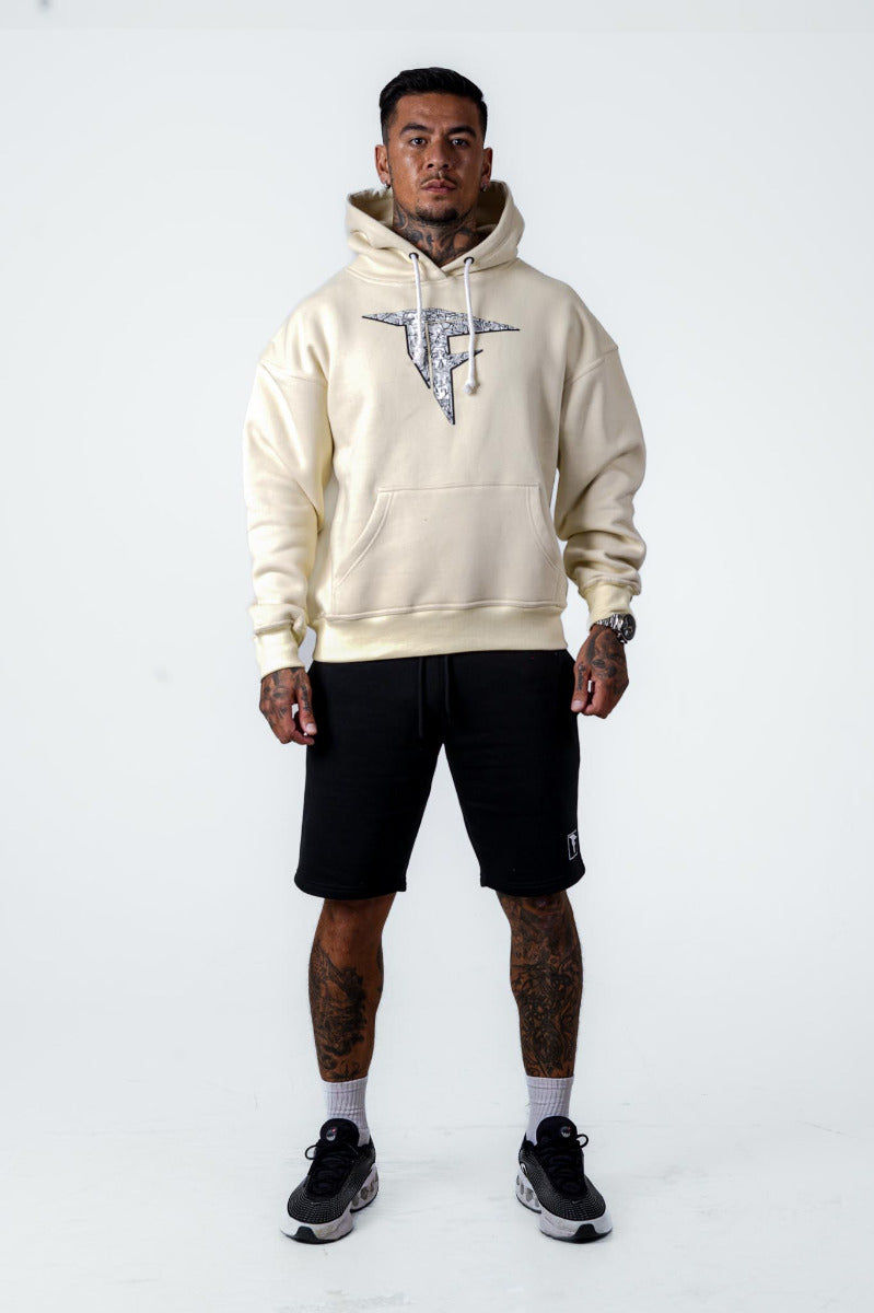 Men Oversized Hoodie Cream (320GSM)