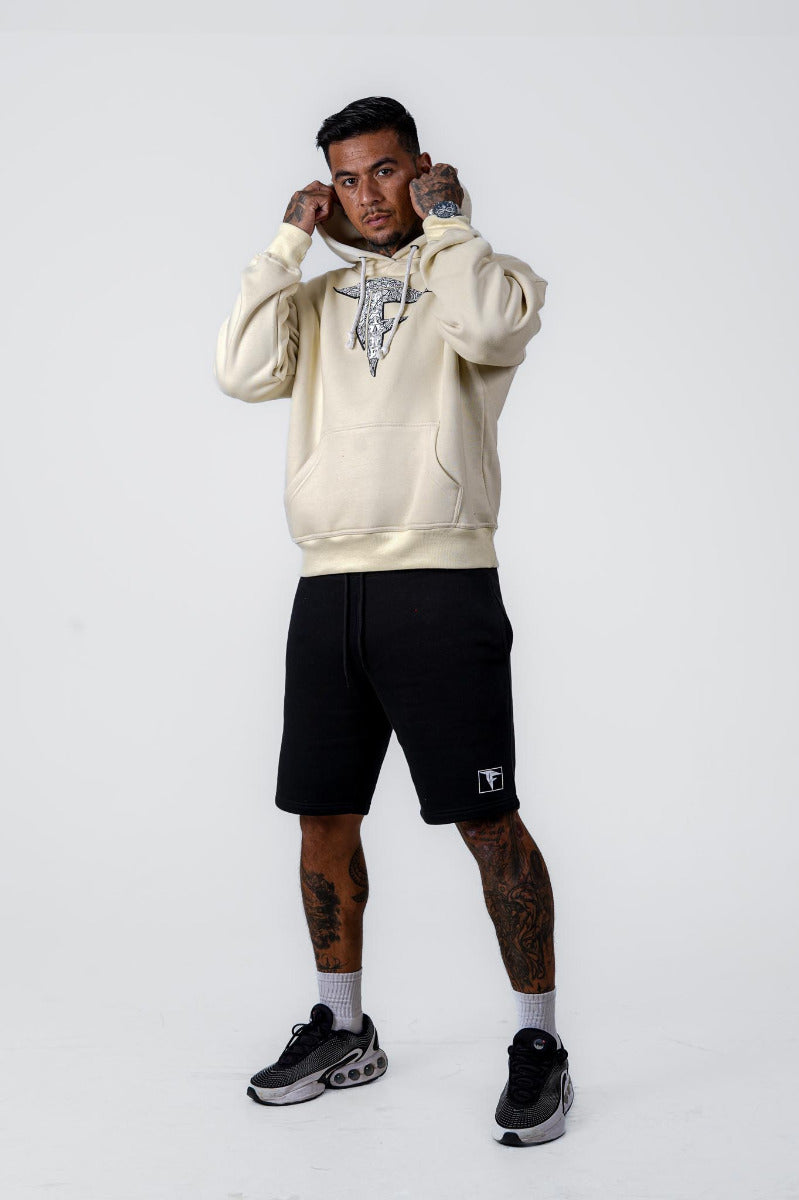 Men Oversized Hoodie Cream (320GSM)