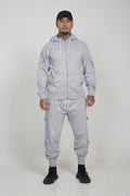 Grey Zip Bottoms (260GSM)