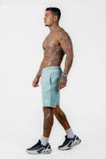 TF FLEECE SHORTS - GREEN
