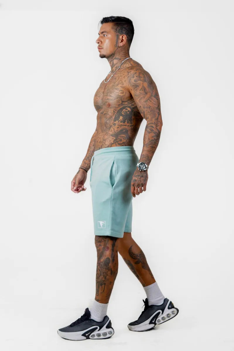 TF FLEECE SHORTS - GREEN