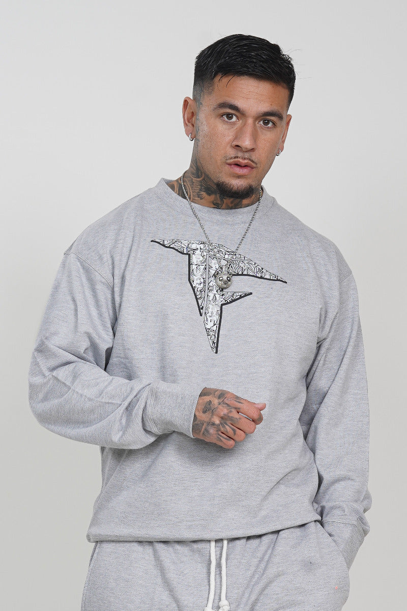 Grey Sweat Shirt (260GSM)