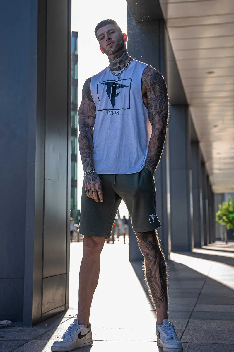 TF CLASSIC SLEEVELESS TEE - WHITE - view 2