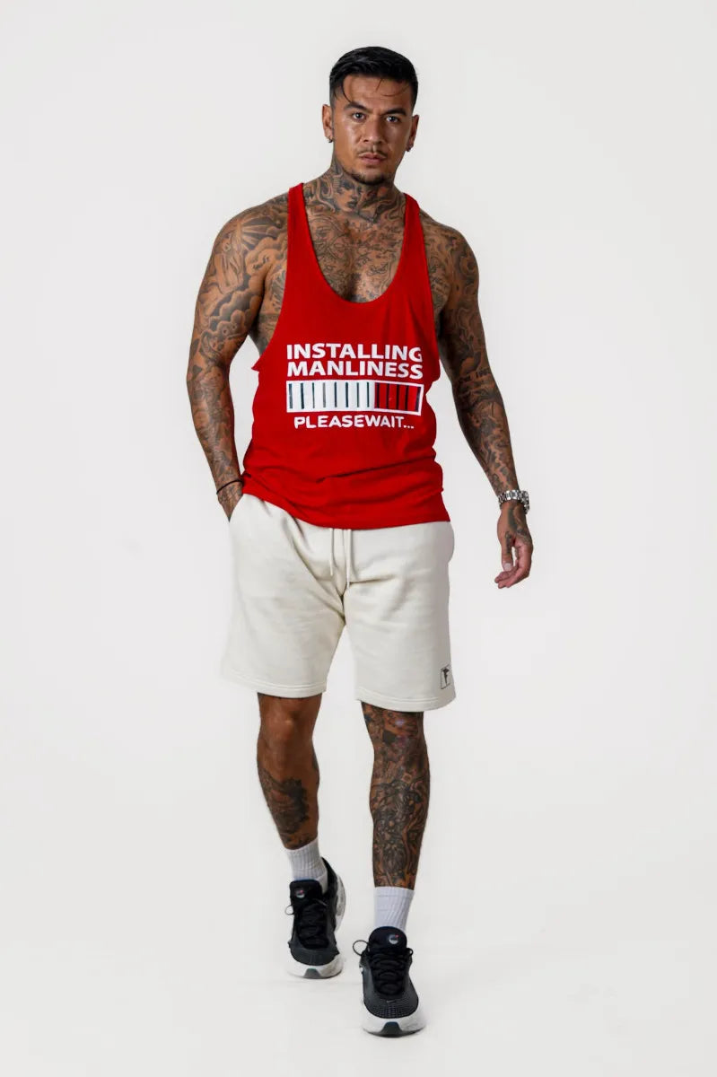 MAN UP VEST - RED