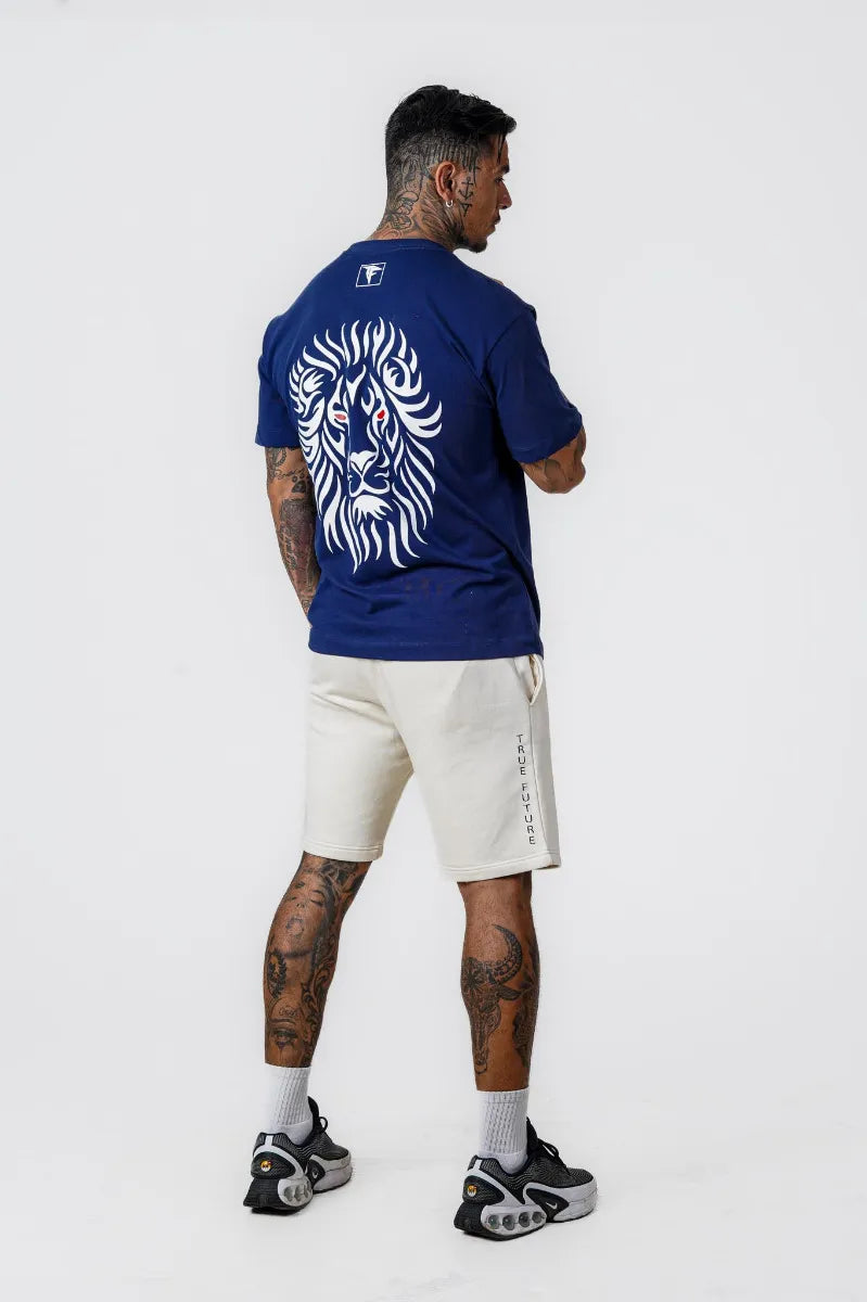 SAMBA OVERSIZED TEE - NAVY - view 2