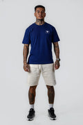 SAMBA OVERSIZED TEE - NAVY