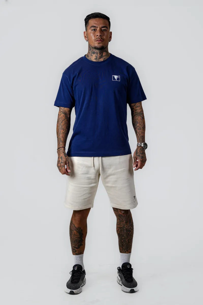 SAMBA OVERSIZED TEE - NAVY