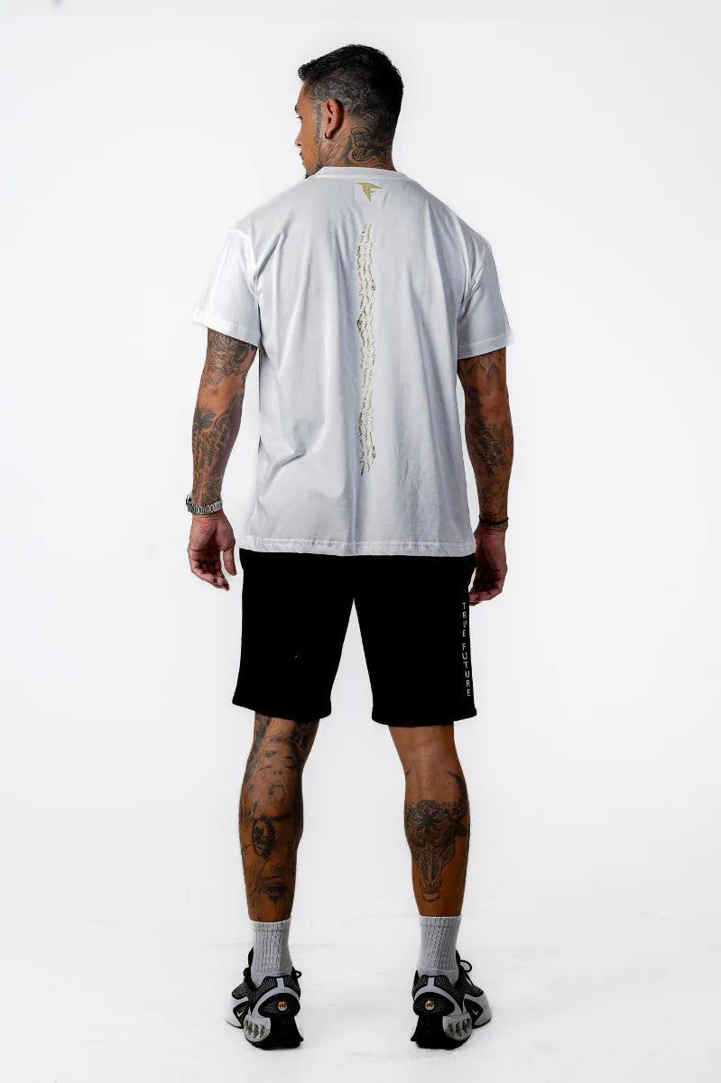 STREET LION OVERSIZED TEE - WHITE - view 2