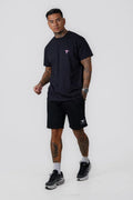 TRUE TO YOURSELF OVERSIZED TEE - BLACK
