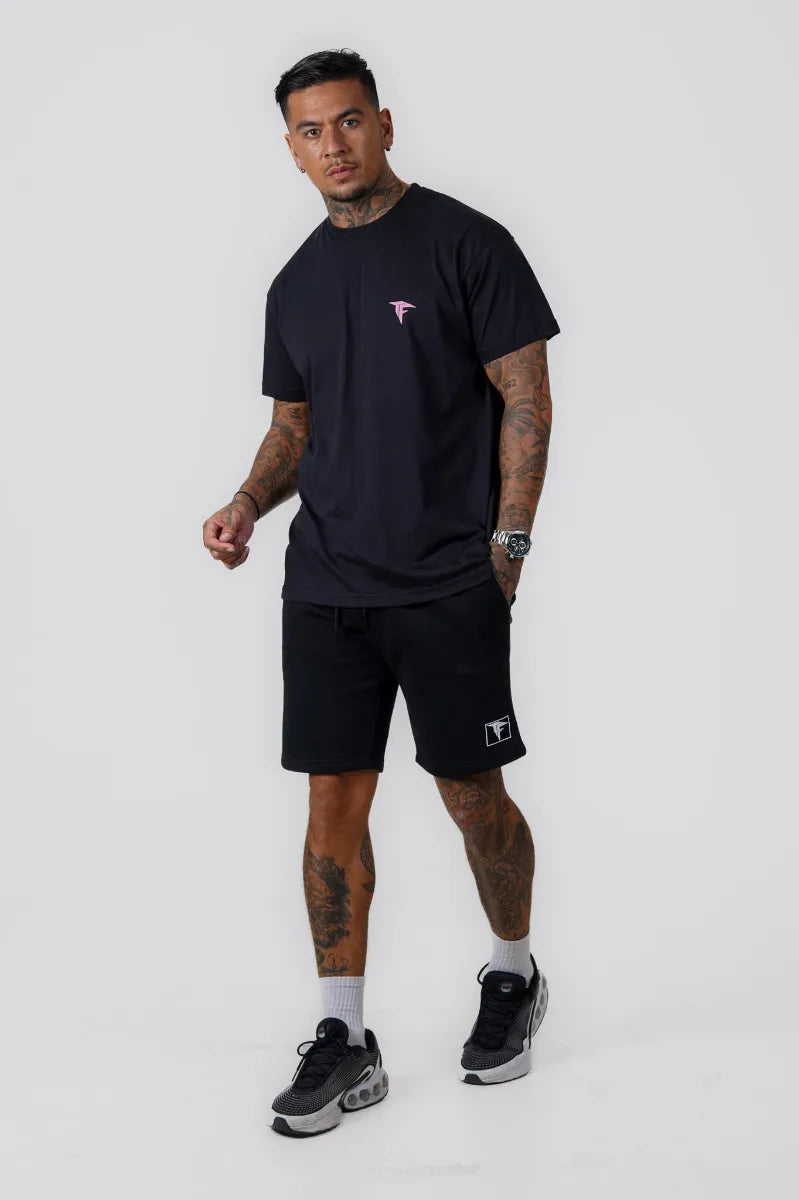 TRUE TO YOURSELF OVERSIZED TEE - BLACK