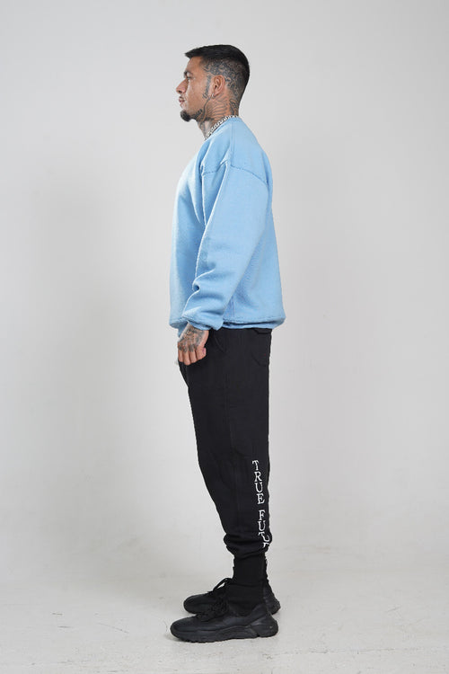 Baby Blue Oversized Sweatshirt (320GSM)