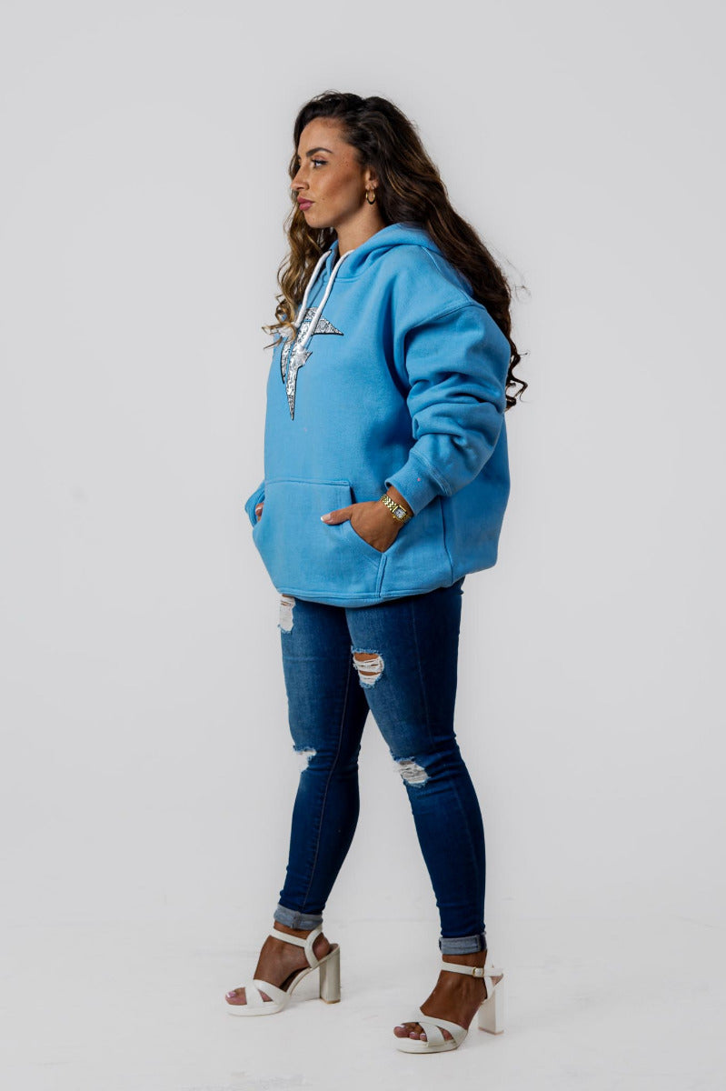 Unisex Oversized Hoodie Baby Blue (320GSM)