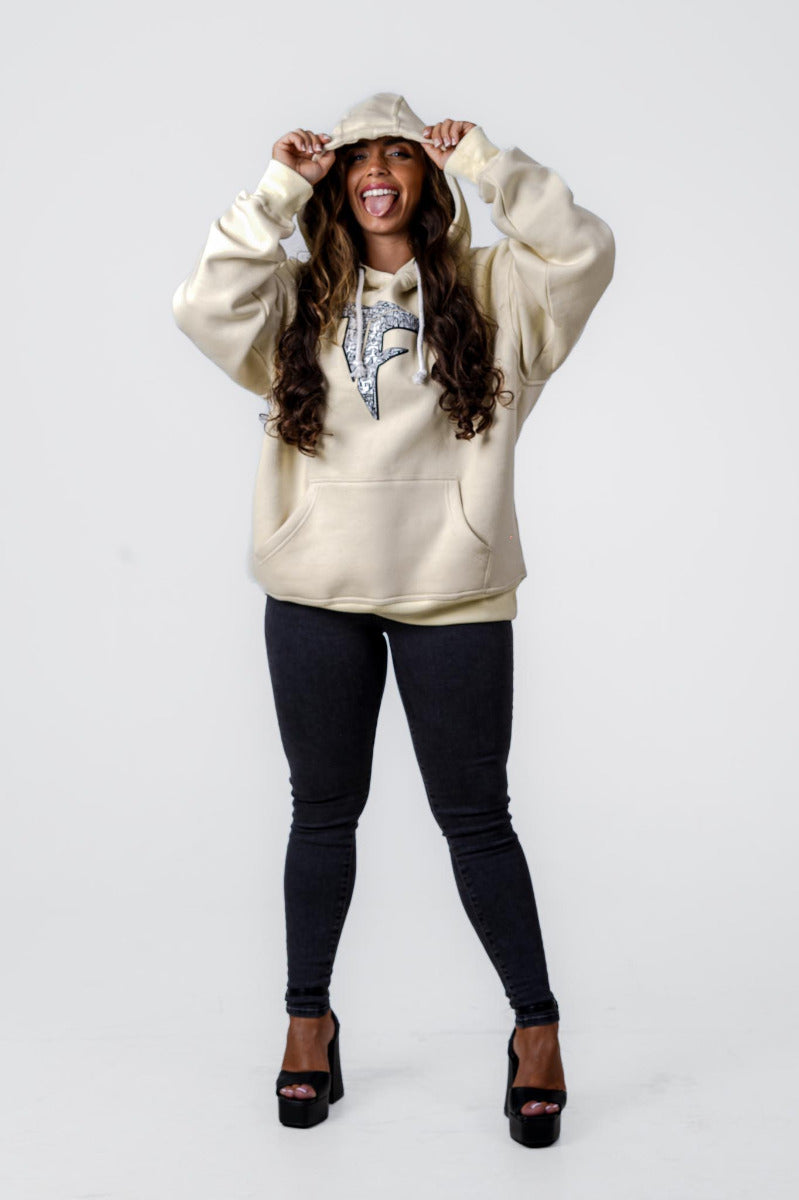 Unisex Oversized Hoodie Cream (320GSM)