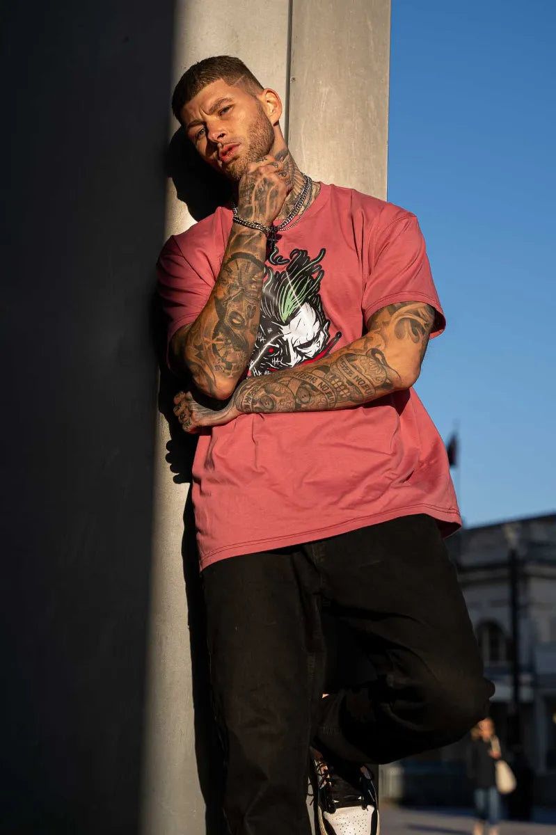 JOKER OVERSIZED TEE - PINK